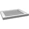 Ekena Millwork Vertical Surface Mount PVC Gable Vent: Functional, w/ 2"W x 1-1/2"P Brickmould Frame, 18"W x 14"H GVPVE18X1402SF - alternate 5